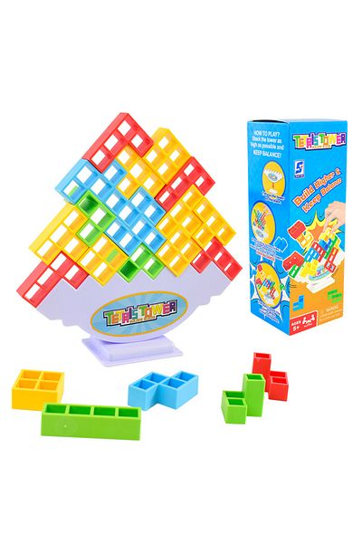 Choice 48 Pcs Children's Tetris Stacking Music Building Blocks Three Dimensional Assembly Swinging Balance