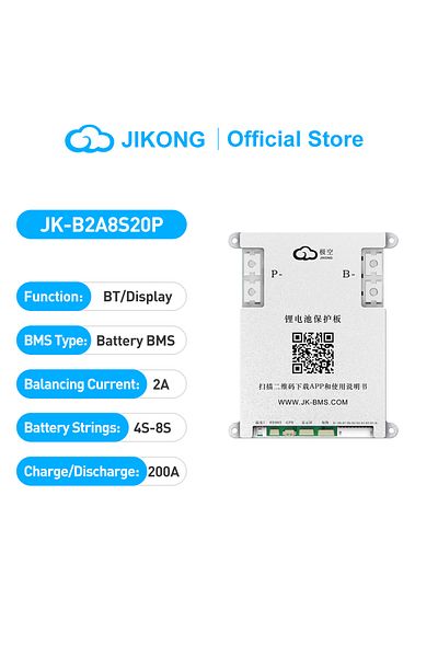 Choice Jk-b2a8s20p Jikong Bms 4s/24s 12v 24v 72v Active Balance Bms Smart Bms 40a 60a 80a 100a 200a 300a L