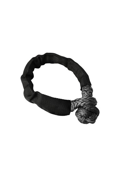 Choice Black Rope 41000lb Shatter Resistant Synthetic Soft Shackle Rope Heavy Duty Tow Shackle Strap With P