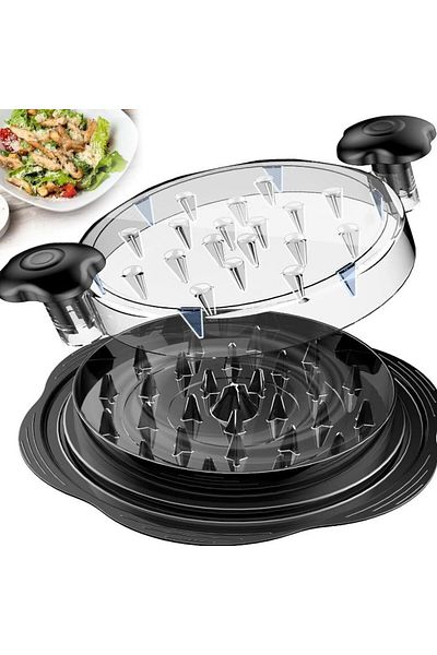 Choice A Chicken Shredder Tool Meat Breast Shredding Separation Mincing Grinder Machine With Lid For Shred.