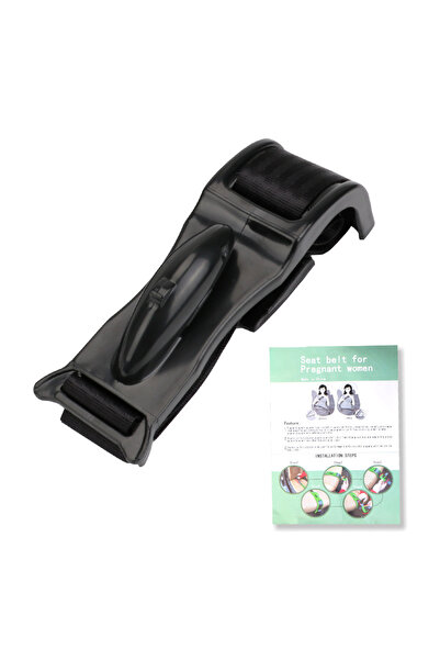 Choice حزام أمان أسود لحماية الجنين أثناء القيادة للنساء الحوامل، حزام أمان ل...