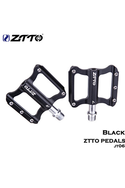 ZTTO دواسة دراجة هوائية JT06 سوداء خفيفة الوزن مضادة للانزلاق بمحملين محكمين ...