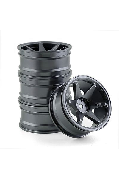 Choice Titanium Color On-road Drift Car Aluminum Alloy Metal Wheel Hub Climb Car Wheel Rim For 1/10 Hsp Ta