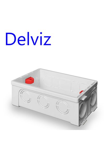 Choice Delviz Wall Switch BOX Wall Socket Cassette,146mm Plastic Materials, For Wall Light Switch EU Sta...