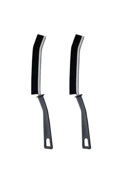 HUAN-Qzta Black 2pcs 5-1pcs Floor Grout Cleaner Brush Household Tile Joints Scrubber Stiff Bristles Tile Grout