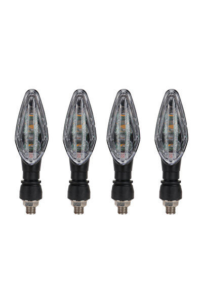 Choice 4PCs 4PCS Motorcycle LED Turn Signal Light Waterproof Blinker Amber In...