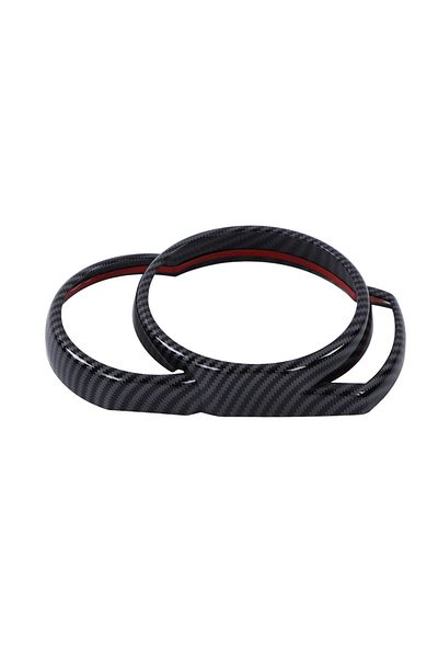 Choice Black Car Dashboard Panel Frame Trim Carbon Fiber Style Dash Board Cover Replacement For Cooper Hatc