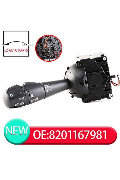 LARATH مفتاح عمود التوجيه الجديد مفتاح الإضاءة 8201167981 لرينو داسيا لوجان ك...