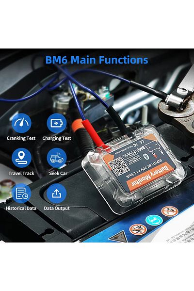 Choice Quicklynks Bm6 Quicklynks Bm6 12v Battery Monitory Wireless Bluetooth Car Battery Health Check App M