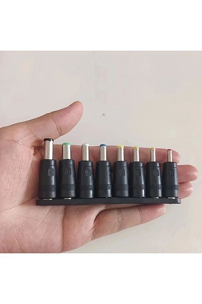 Choice 8 Pcs 8pcs Ac Dc 5.5x 2.1 Mm Female Jack Plug Adapter Connectors To 6.3 6.0 5.5 4.8 4.0 3.5mm 2.5 2.