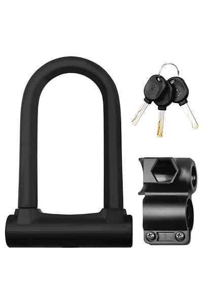Choice Lock Set Bike Lock Heavy Duty Bicycle U Lock Secure Lock with Mounting Bracket U Shape Anti-theft Bi