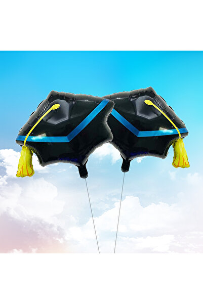 Choice قبعة الطبيب الأخرى، قطعتان من بالونات رقائق معدنية على شكل قبعة الطبيب، زينة حفلات التخرج، بالونات