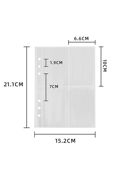 Choice 10pcs A5 4grid Page A5 Korean Card Holder Album 3-inch Binder Photo Cute Puppy Cartoon Plush Album S