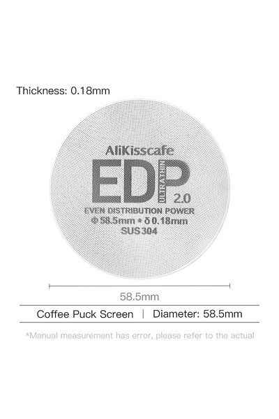 Choice 1pc Edp 58.5mm Alikisscafe Espresso Puck Screen Filter Stand 51mm 53.5mm 58.5mm For Delonghi Brevill