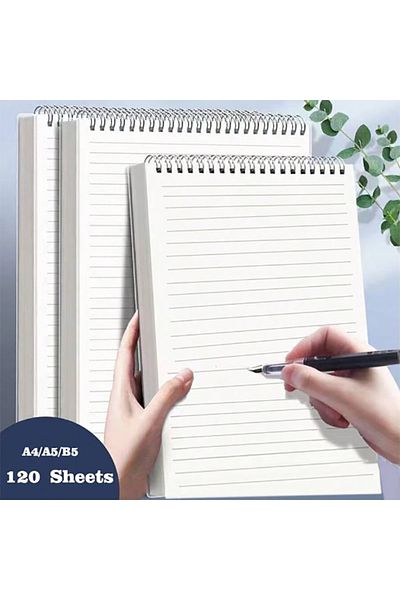Choice دفتر ملاحظات سميك مقاس A5 A4 B5 A5 مقلوب لأعلى 120 ورقة/240 صفحة، دفتر ملاحظات مدرسي