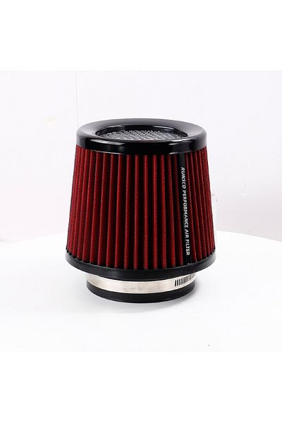 Choice Red 76mm 89mm 101mm High Flow Cold Cone Air Intake Filter 2.5inch 3inch 3.5inch Universal Car Air Fi