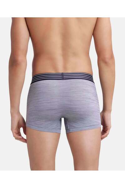 JOCKEY Move-Mens Microfiber Sports Trunk MM05-01 Gray
