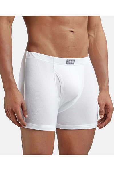 JOCKEY Mordern Classic Trunk 2Pcs Pck 8008-02 White