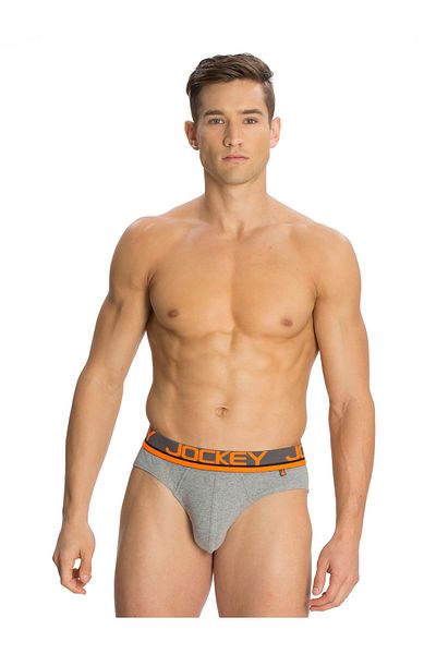 JOCKEY شورت قصير عصري من Pop Colour FP02-01 باللون الرمادي