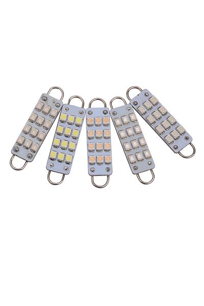 Choice 10 قطع بيضاء من مصابيح Festoon C5w LED ذات حلقة صلبة 44 مم لمبات خريطة السيارة 12 فولت تيار مستمر 1210 561 567 562 ليثيوم