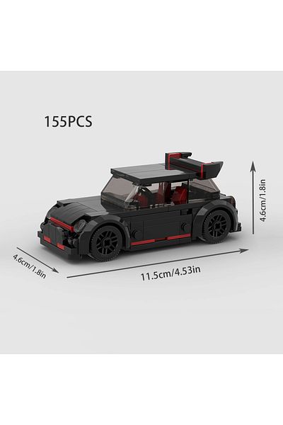 Choice M10139 City Car Vehicle Speed Champion Racer Moc Mini John Cooper Building Blocks Brick Racing Super