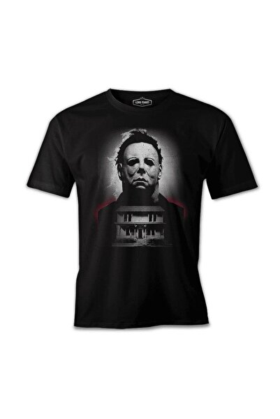 Lord T-Shirt تيشيرت رجالي أسود من مايكل مايرز - بيت الخوف