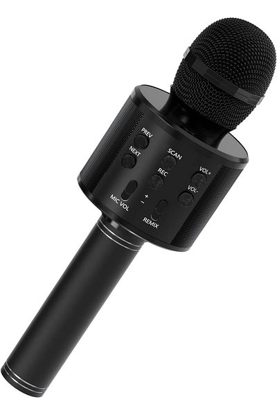 AWH Kids Bluetooth Karaoke Mic, Wireless Singing Toy for Boys & Girls - Assorted Color
