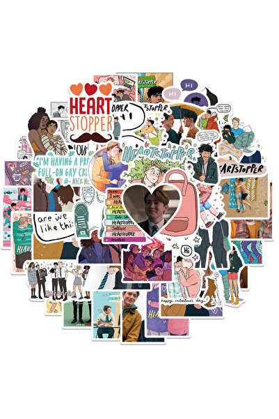 Choice 50pcs 50Pcs Heartstoppe Stickers for Adult,DIY Decoration,Hot TV Serie...