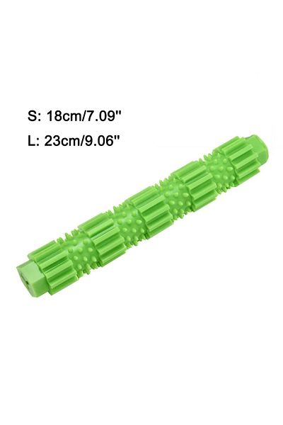 Choice 18cm Green Dog Toys Pet Teeth Cleaning Toy For Small Medium Dogs Aggressive Chewers Food Treat Dispe
