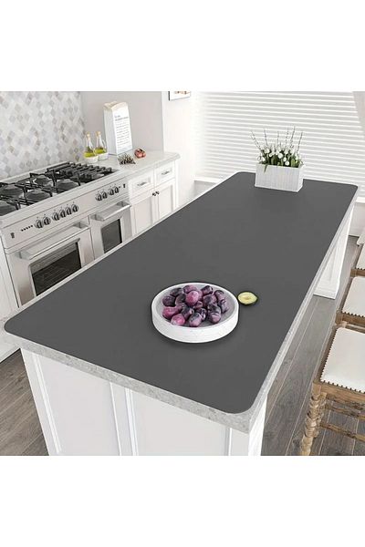 Choice Strip 60x120cm gray Extra Large Silicone Table Mat Silicone Mats for Kitchen Counter Heat Resistant