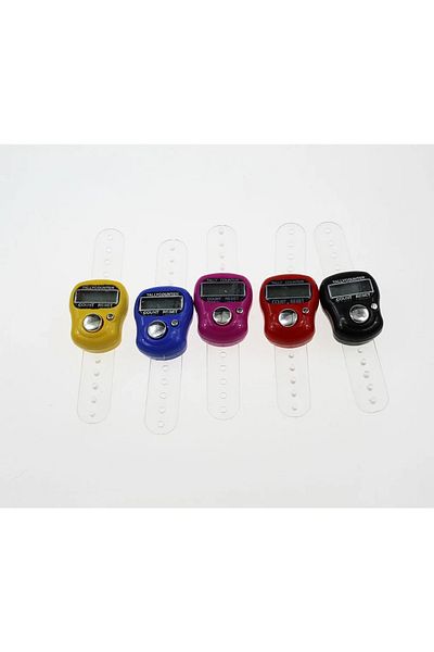 Choice 100pcs mini Ring shape Finger Counter LCD Electronic Digital Tally Counter Free Shpping