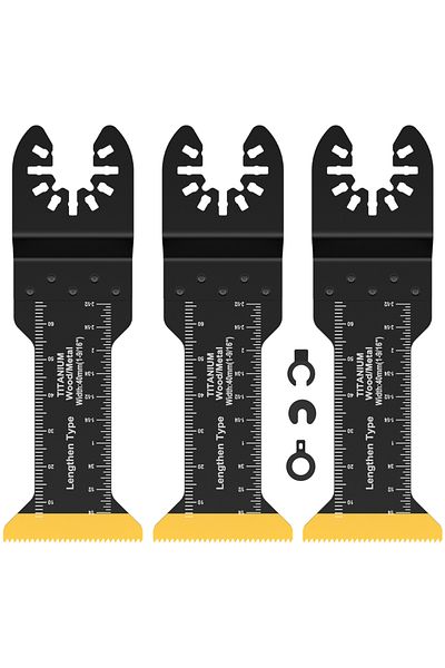 Choice 5/3pc Oscillating Saw Blade Set Bimetal Multitool Blade Sharp Multi Cutter Blade for Wood Plaster...