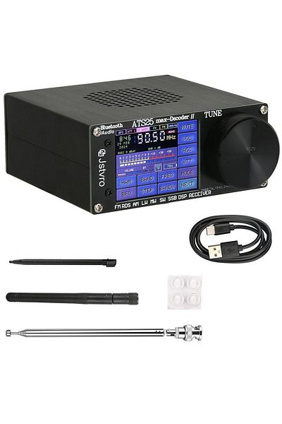 Choice 2024 New Official  4.17 ATS25 Max Decoder II Bluetooth Full Radio Receiver FM SW SSB MW LW Receiv...