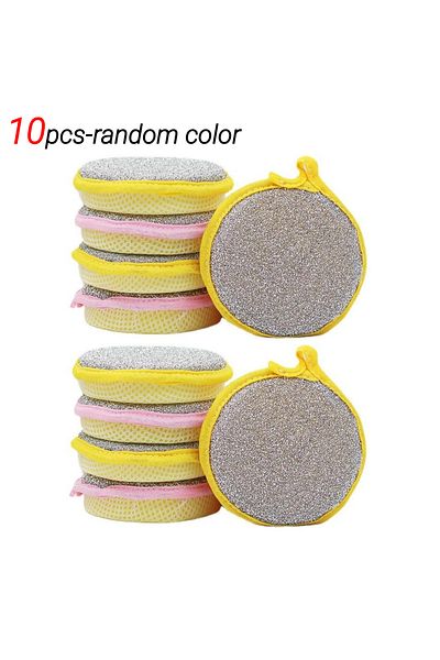 Choice 10pcs-random Color 10/20/50pcs Double Side Dishwashing Sponge Dish Washing Brush Pan Pot Dish Wash S
