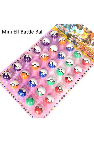 Choice 1 Pcs Pokemon Pikachu Fairy Ball 2-3cm Animation Action Doll Toy Model Doll Kawaii Children's Birthd