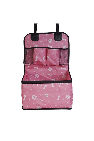 Choice Pink Dog Car Seat With Storage Pockets,scratch Proof Durable Pet Booster Car Front Seat For Small To