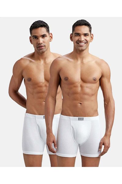 JOCKEY Mordern Classic Trunk 2Pcs Pck 8008-02 White