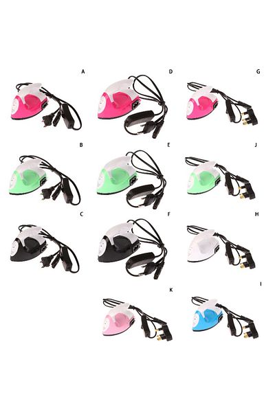 KOQZM F-EU Mini Craft Iron Electric Iron Portable Handy Heat Press Diy Small Iron For Ironing Clothes Laun