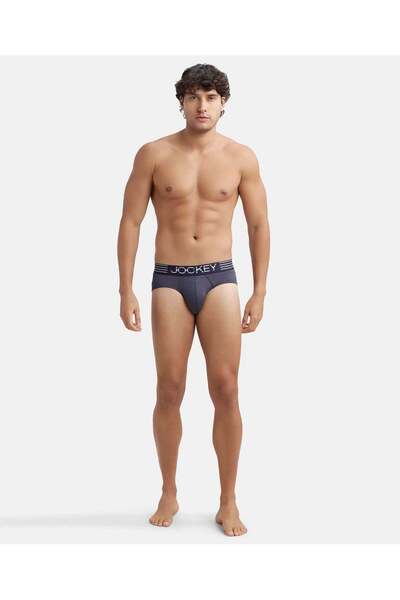 JOCKEY Move-Mens Microfibre Sports Brief-MM04-01 Blue