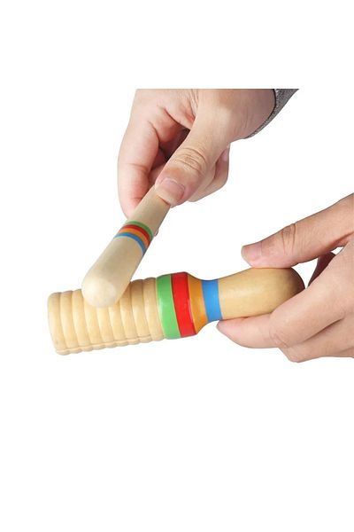 Choice Single Ringing Drum Orff Musical Instruments Wooden Small Single-threaded Ring Percussion Cylinde...