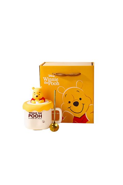 Choice Winnie The Pooh Disney Winnie The Pooh Ceramic Mugs With Spoon Toy Story Strawberry Bear Cartoon Gif