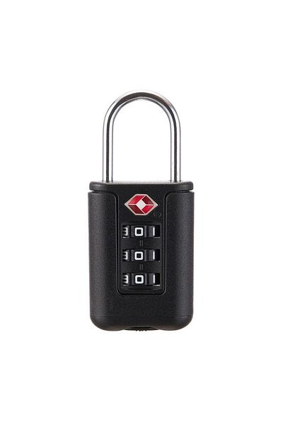 Choice Black Tsa Customs Code Lock For Travel Luggage Password Changeable Lock Contrast Color Design Padloc
