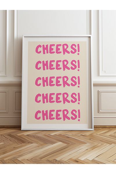 HOMEPACK Pictură cu un singur cadru din lemn Pictură poster dintr-o bucată TK/755