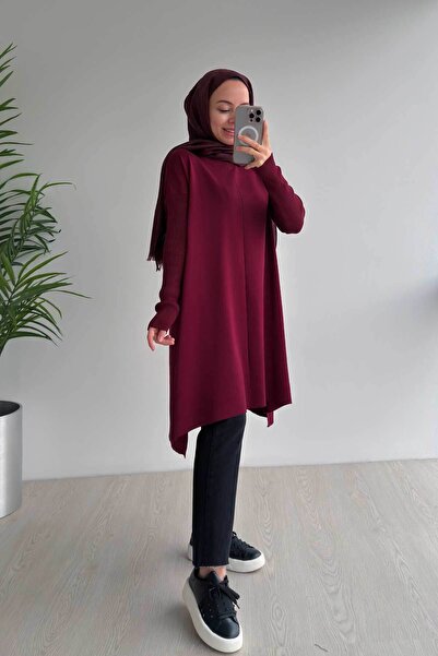 Ka Hijab Claret Red Mira Mercerized Tunic