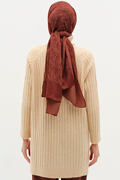 Tuğba Boğazlı Reglan Kol Triko Kazak - Bej