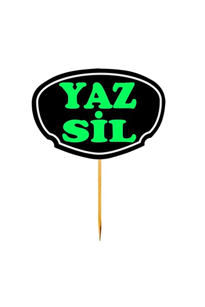 MT Pastane Fırın Kafe Tatlıcı Fiyat Etiketi Ahşap Çubuklu Yaz Sil 10 Adet