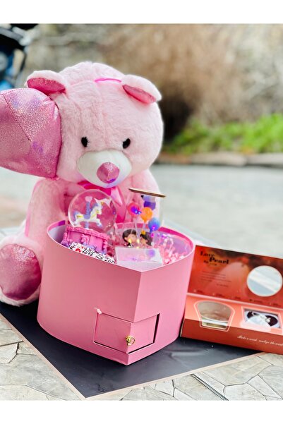 ayıcık Pembe peluş ayıcık balonlu ayıcık