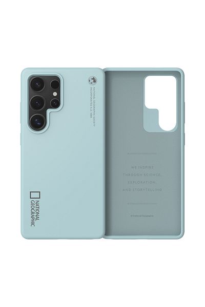 NATIONAL GEOGRAPHIC Silicone Case V2 Galaxy S25 Ultra - Mint