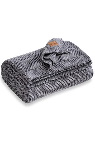DALİSA Alina 100% Organic Cotton Breathable Cover, Mesh Sofa Shawl, Tv Blanket