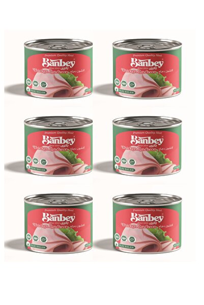 BBANBEY KONSERVE TAVUK SALAM - MORTADELLA - 200 GR X 6 ADET